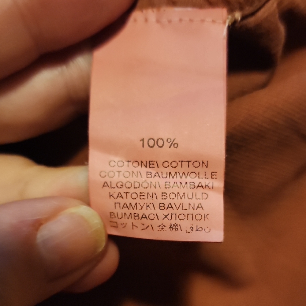 Brunello Cucinelli | Basic Fit Rust Brown Cotton … - image 4